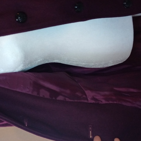 Women's Liz Claiborne Wool Button Jacket - Picture 6 of 8